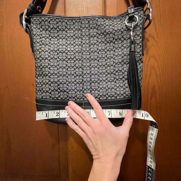 Coach Black and Cream Crossbody Bag - Picture 9 of 9